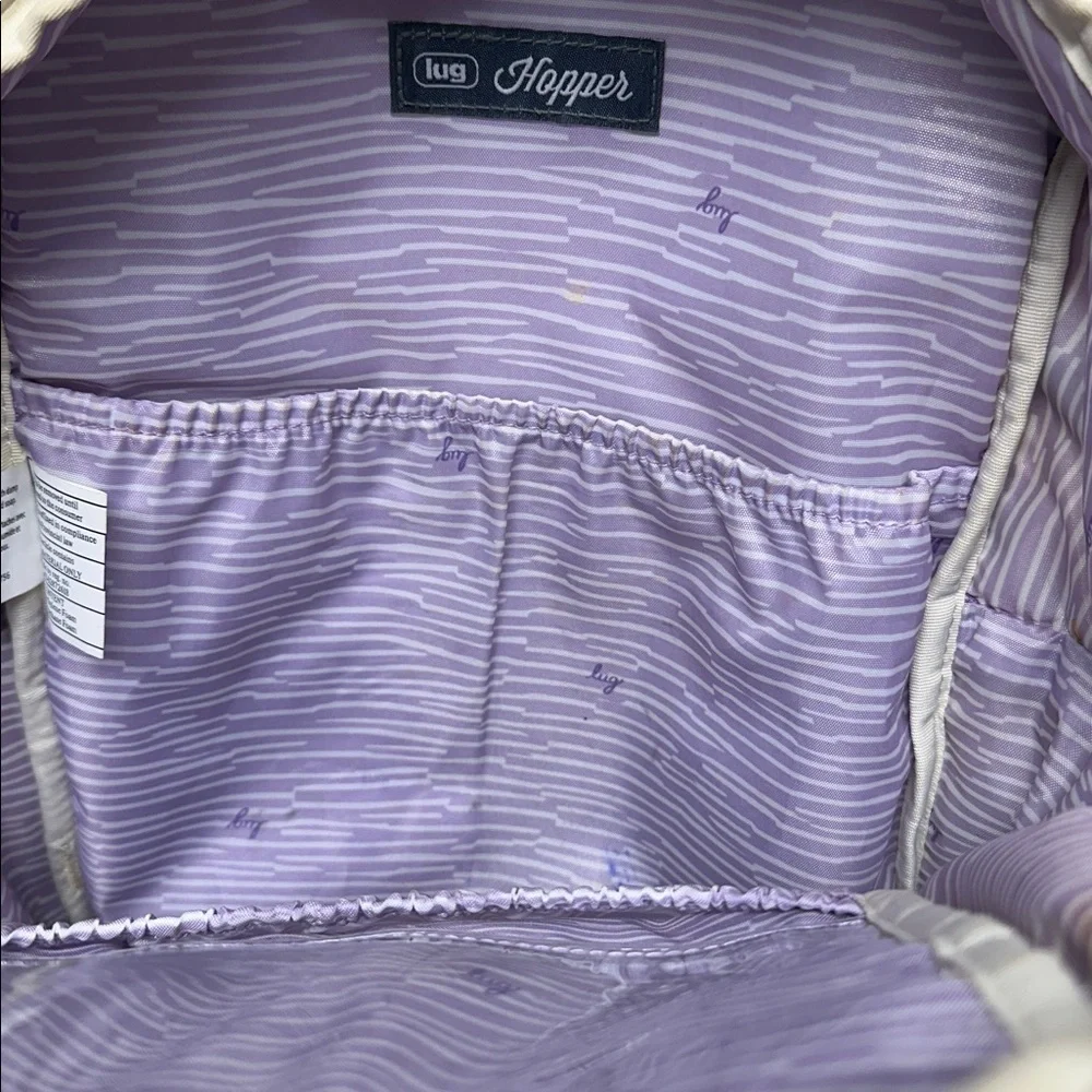 Lug Hopper Backpack Carrying School Travel Bag Colorful Stripes Brushstroke Rare